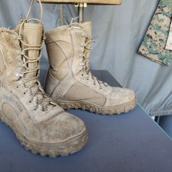 Military Army Steel Toe Combat Boots Size 6.5 Wide