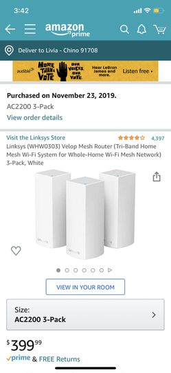 Linksys homewifi ac2200 3pack