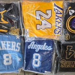 KOBE BRYANT BASKETBALL JERSEYS DIFFERENT DESIGNS $50. CASH PLEASE!!