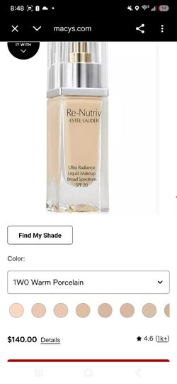 Estee Lauder Re-Nutriv ultra radiance liquid makeup