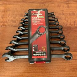 Husky 10-Pc Universal Combination Wrench Set “FIRM”