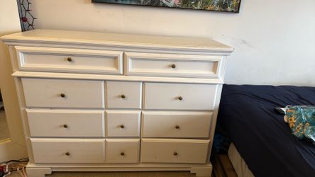 Large White Dresser