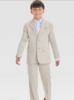 Boys' Suit Jacket - Cat & Jackâ„¢ Off-White Size 10 New , No Tags