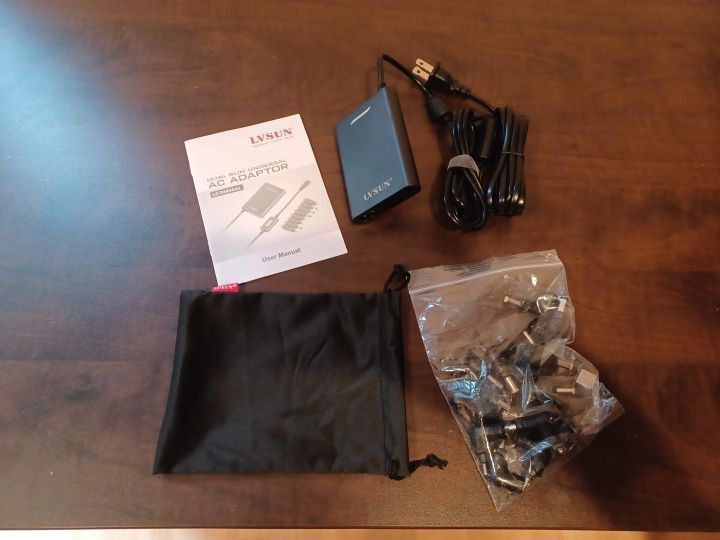 NEW IN BOX LVSUN Universal Ultra Slim Laptop Charger AC Adaptor 90 W 13-24 V