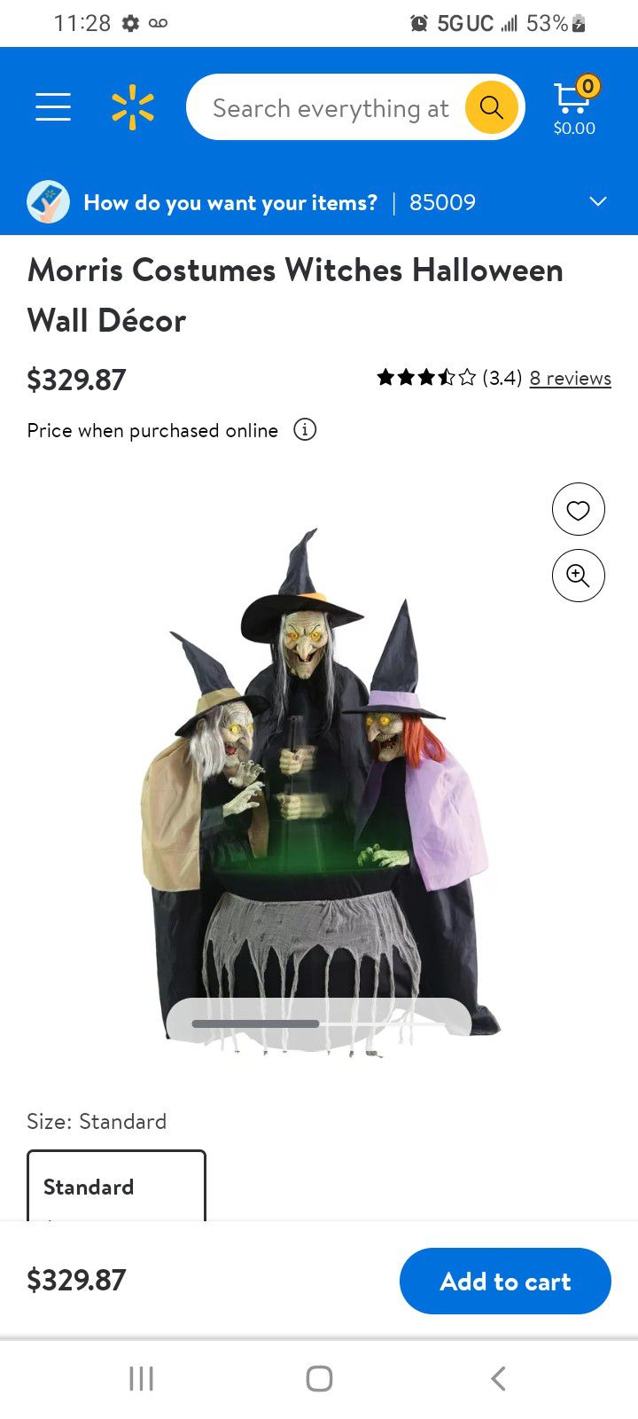 Animatronic Sister Witches Stirring Pot Talks And Moves Halloween Decor Eyes Light Up $250 Obo