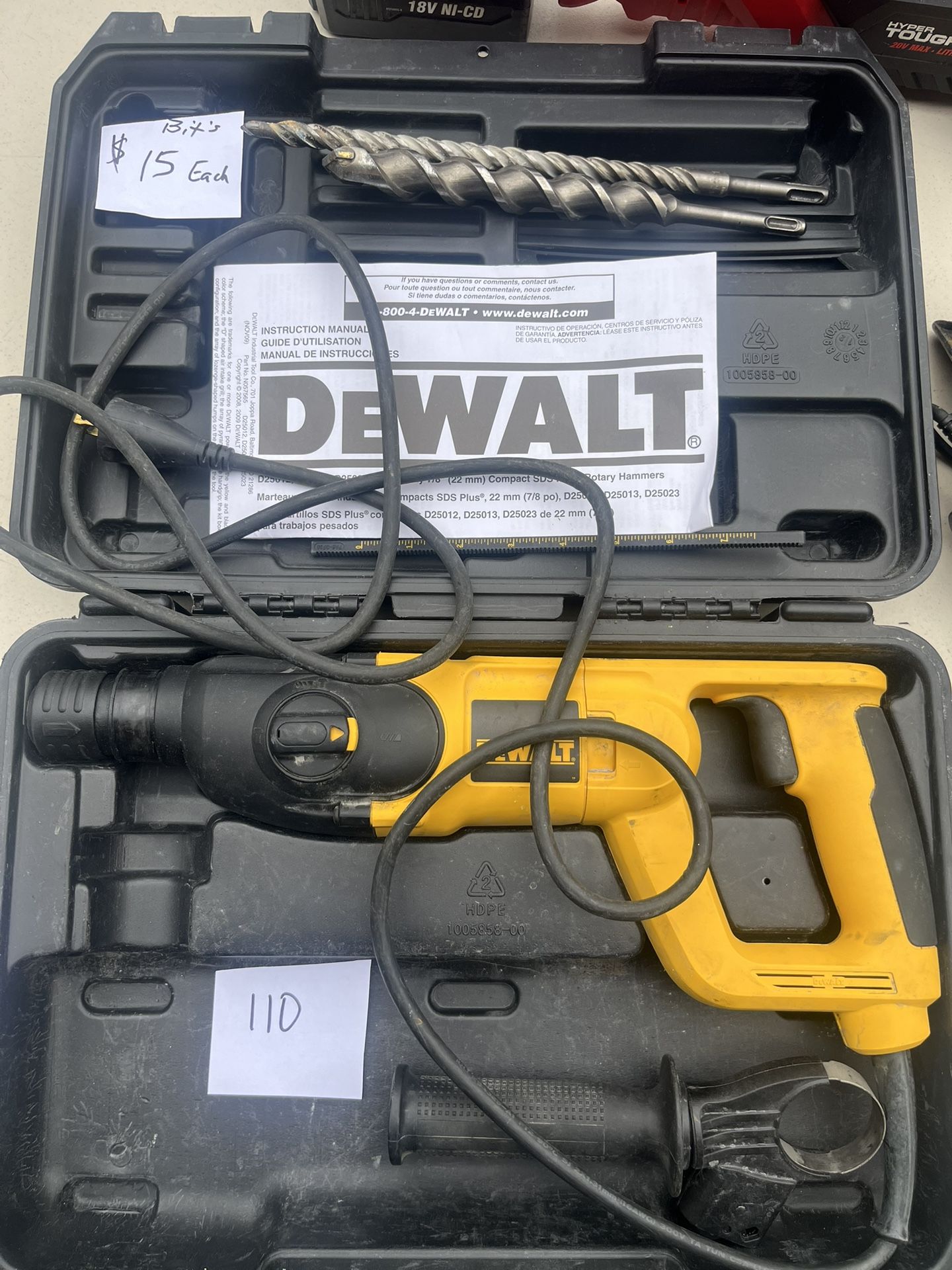 ROTARY HANDLE D25023 D HANDLE THREE MODE SDS