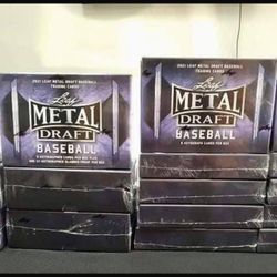 2021 Leaf Metal Baseball – Hobby Box (Factory Sealed)