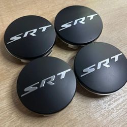 SRT Matte Black 63mm Caps See All Pics Sold Separately SHIPPING AVAILABLE 