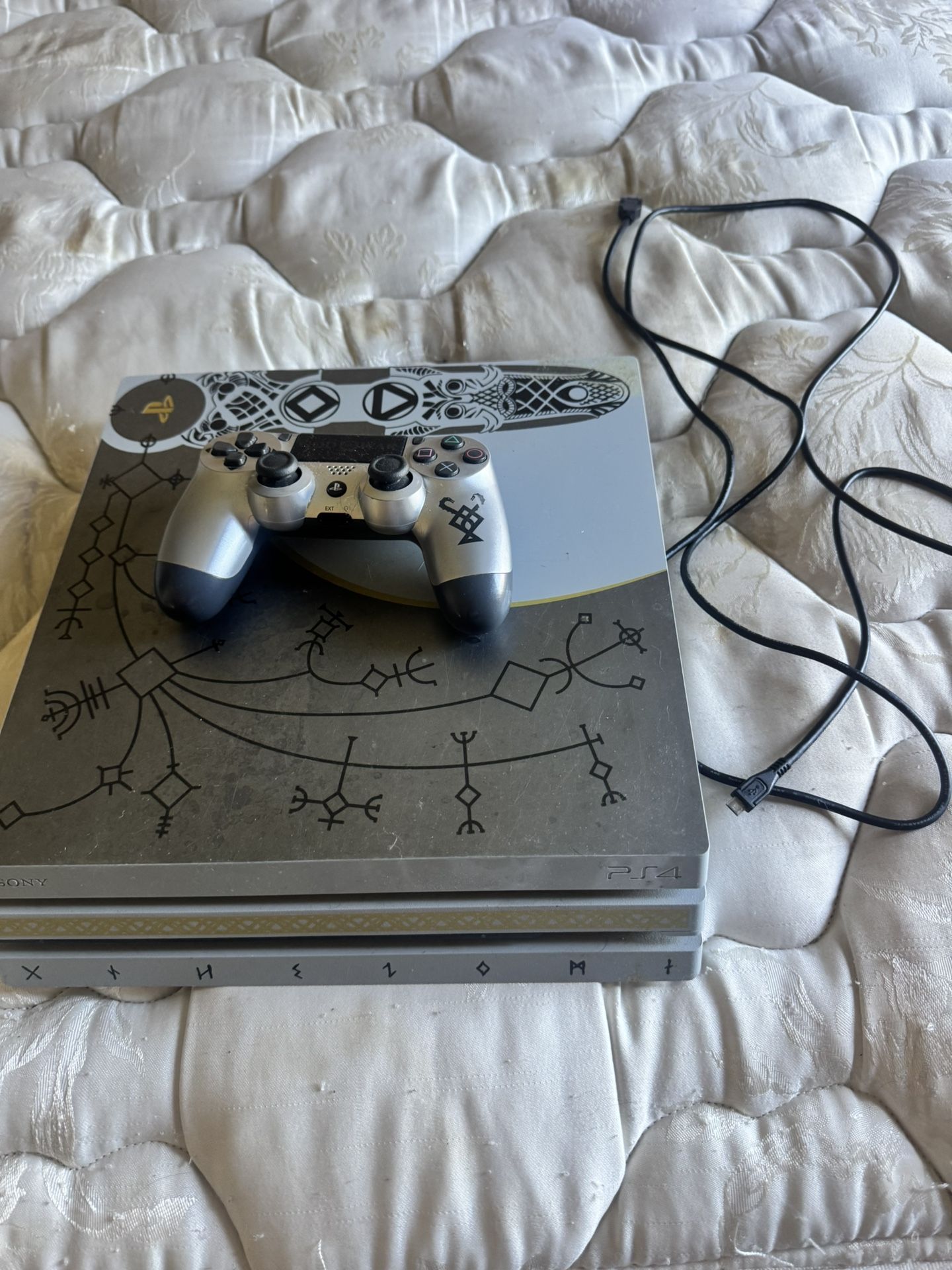 Sony PS4 Pro god of wars edition with original remote 1tb In Good Condition