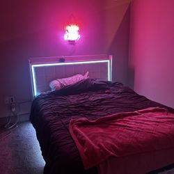 Queen Size LED Bed Frame And Mattress Way fair 