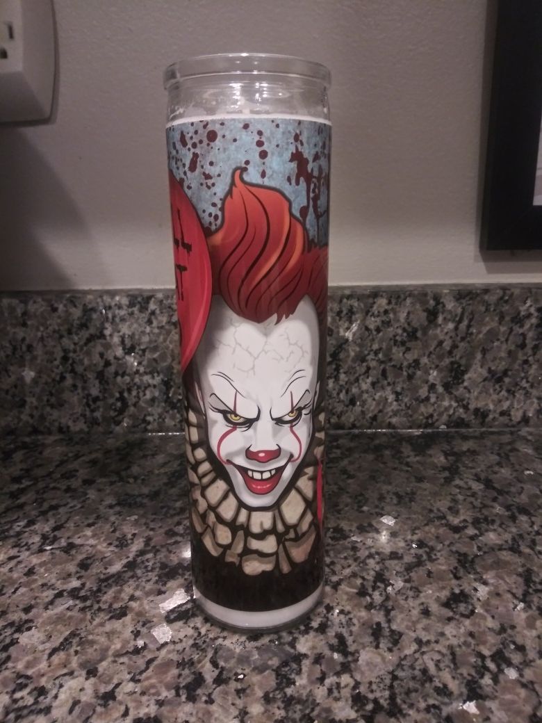 Pennywise: Stephen King IT candle
