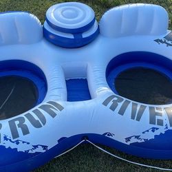 Inflatable Raft And Cooler