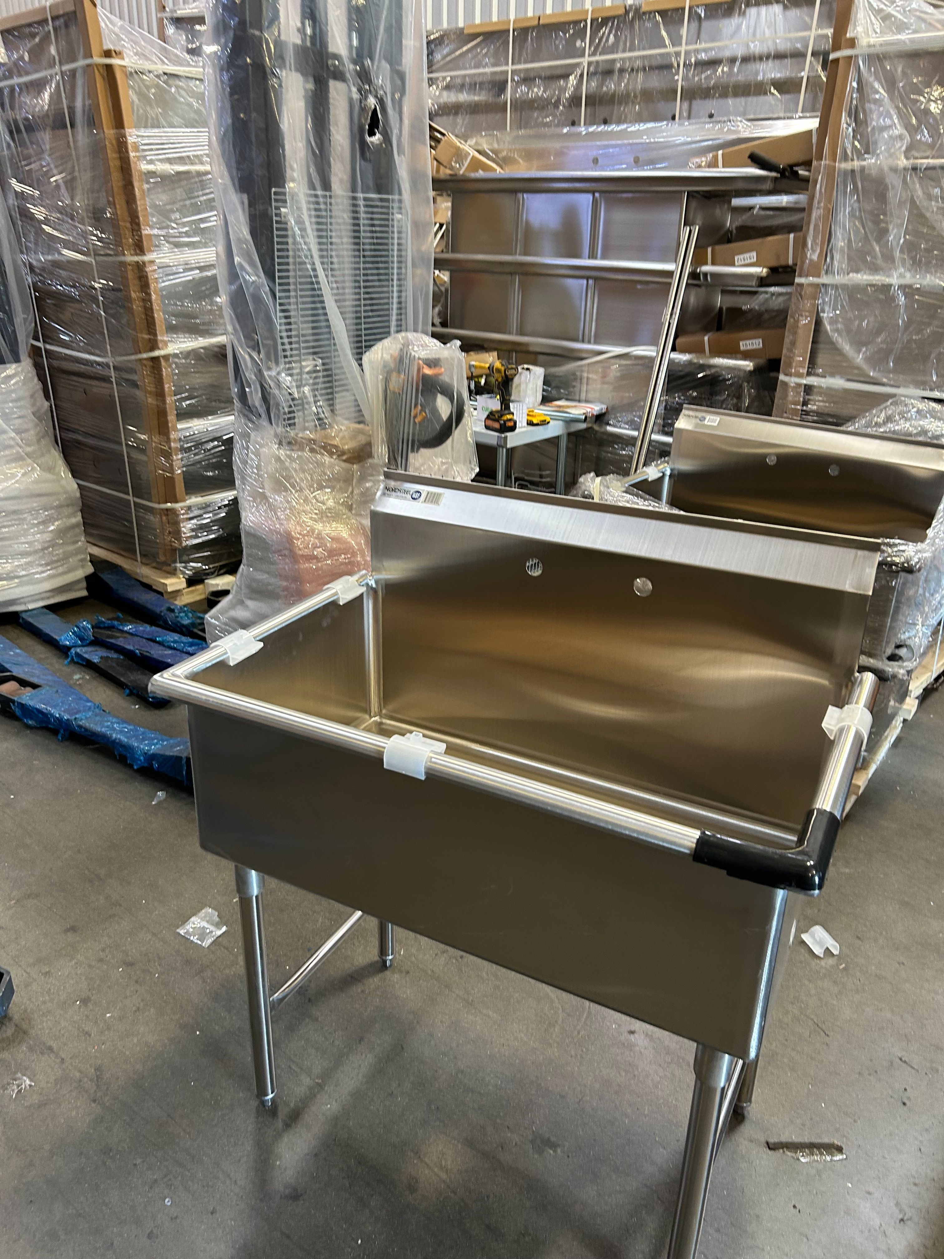 barn style outdoors sink Brand New NSF Stainless Steel Commercial Compartment Sink 16GA – Nordsteel #15