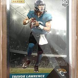 2021 Panini NFL Stickers and Card Collection Trevor Lawrence Rookie Card