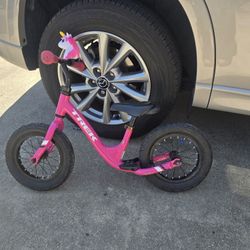 Trek Kickster Flamingo Pink 12in for 1-4 year old strider kick bike bicycle