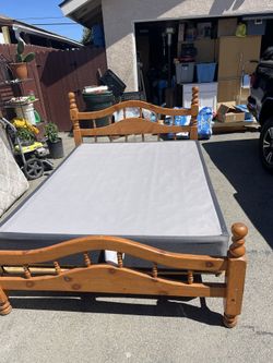 Bed Frame, Box, Mattress