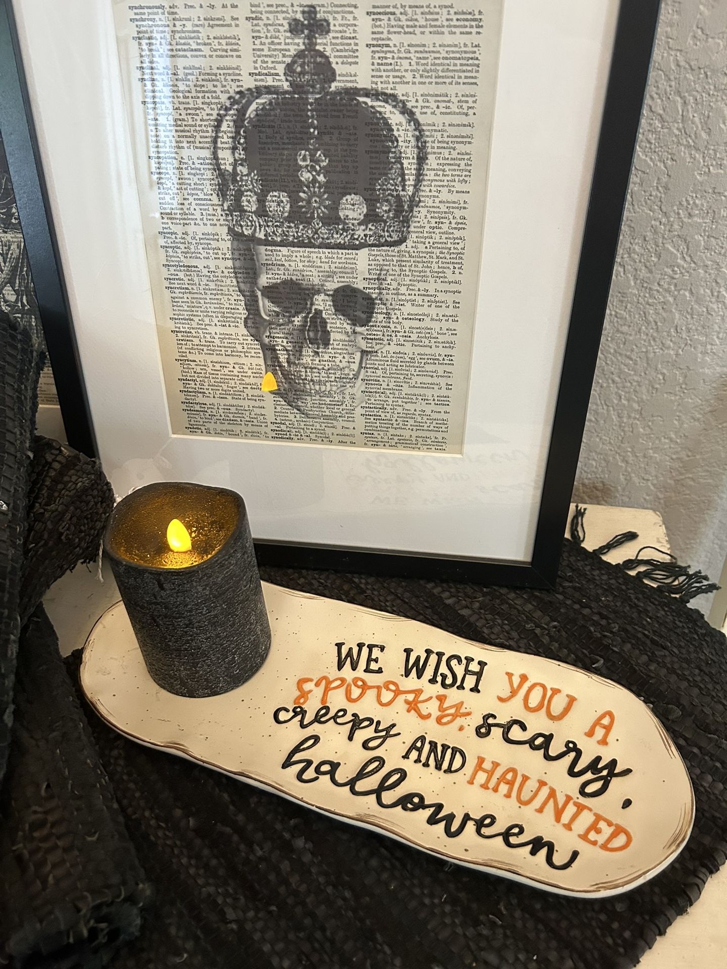 Ceramic Halloween Platter From Mud Pie