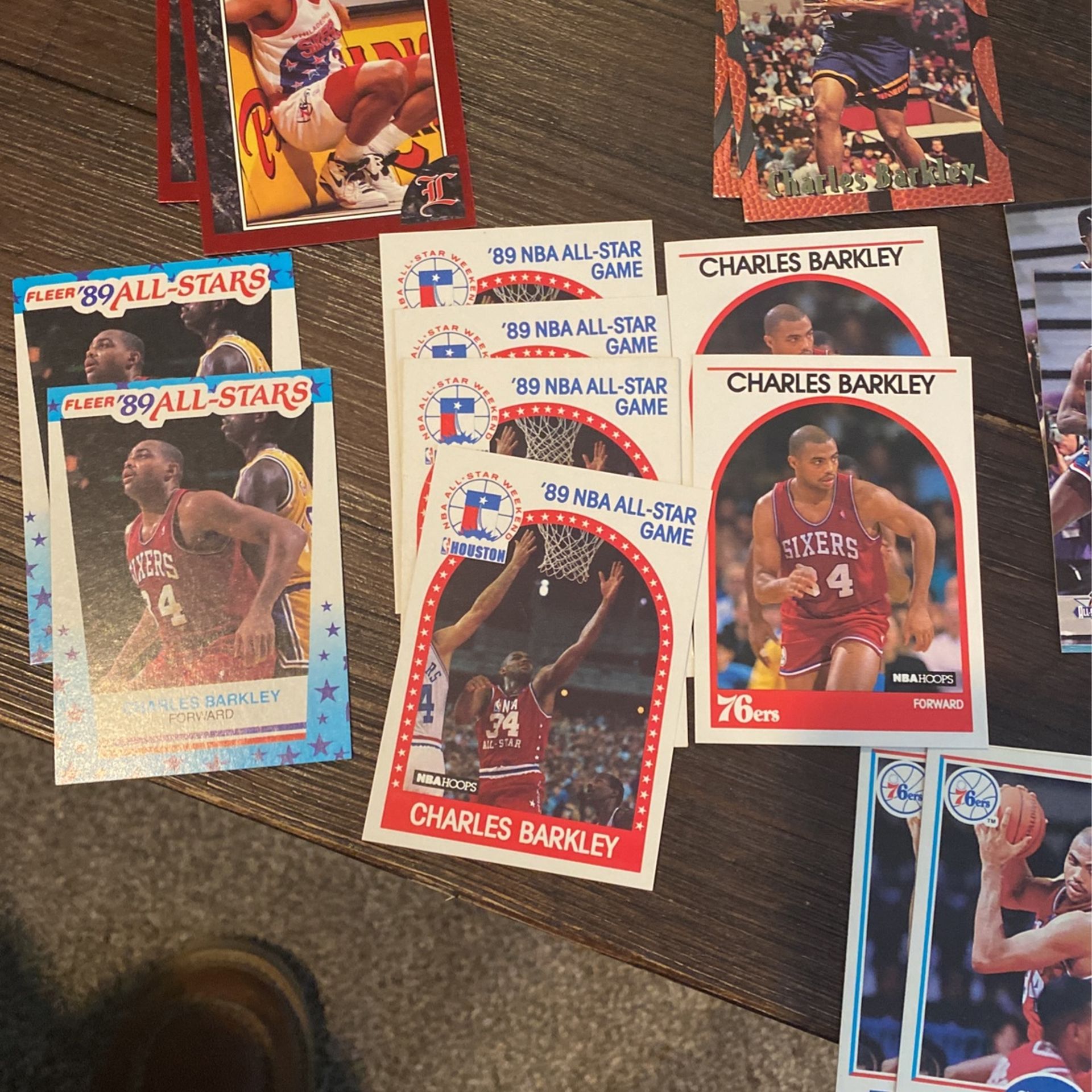 100+ Charles Barkley Basketball Card Lot