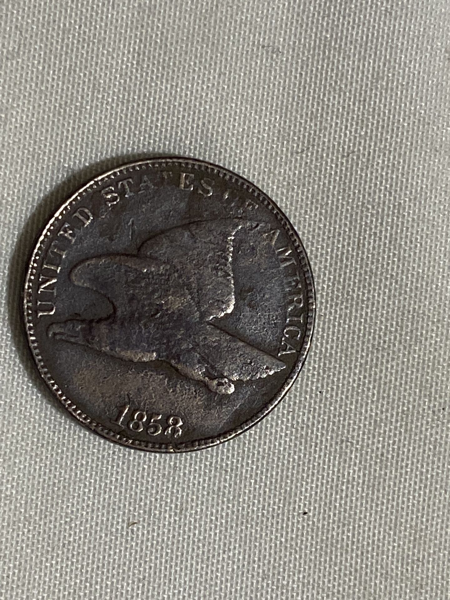 1858/7 Flying Eagle Cent Rare