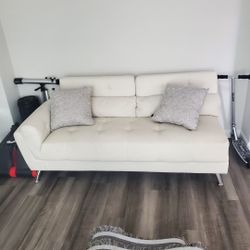 White Disconnected Sectional