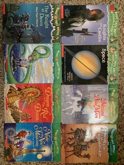 8 Magic Treehouse books