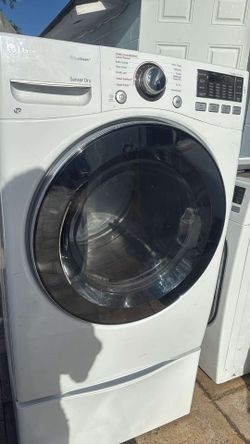 Dryer Lg Whith Pedestal
