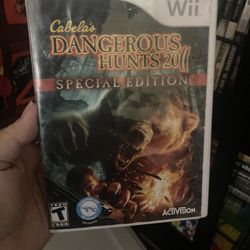 Cabela’s Dangerous Hunts Special Edition Nintendo Wii  Tested (read The Description)