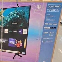 85”Samsung Cu7000 4K Smart Tv