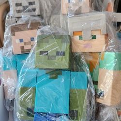 Minecraft, figurines.
