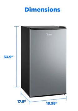 Midea 3.3 Cu FT Compact Refrigerator