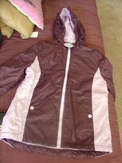 NWT GIRLS Whales Tail Outerwear Hooded Winter PURPLE Jacket Size 10/12