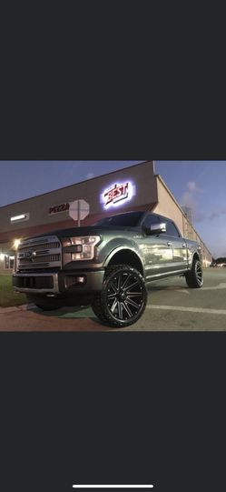 Ford F-150 package deal: 3” lift kit with 22x10 fuel wheels & 33” Nitto tires - OFERTA F-150