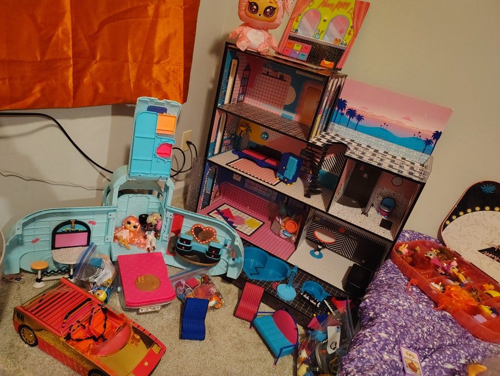 Lol Dolls And Gabby Doll House