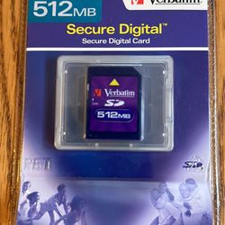 Verbatim 512MB SecureDigital(SD) Memory Card