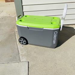 Coleman Cooler.      See description.