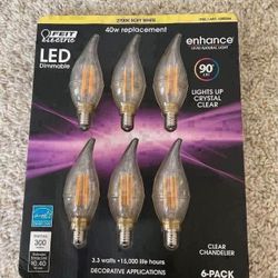 Chandelier  light  bulb  -   $10