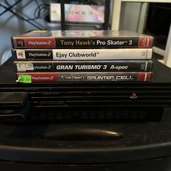 Ps2 W/wireless Controller , Hdmi, And Games.
