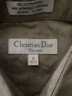 Christian Dior Beige Dress Shirt
