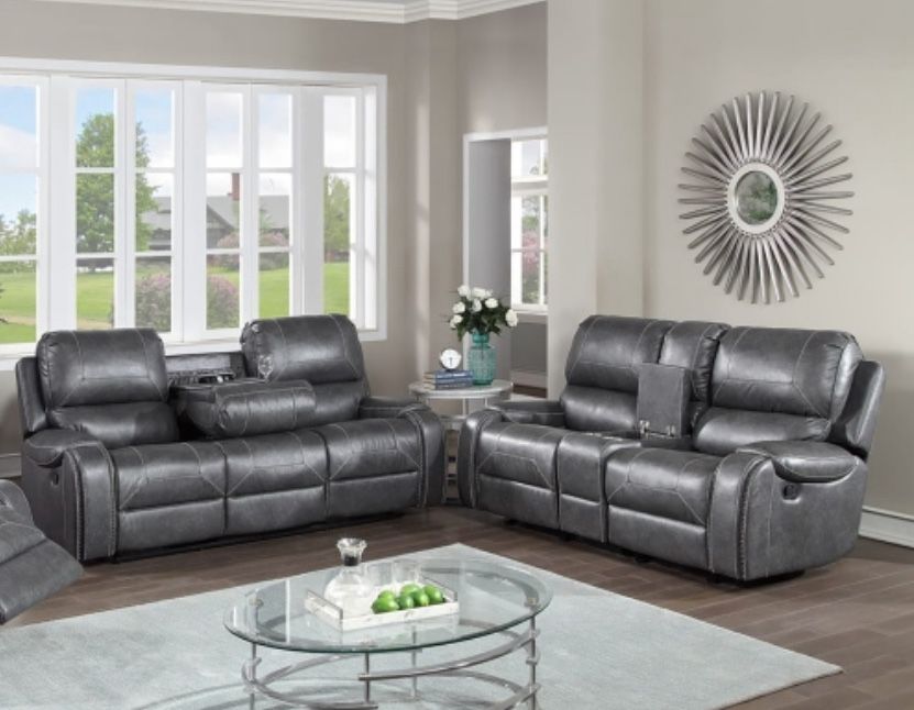 Sofá Y Loveseat Reclinables. Dos Piezas