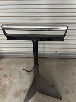 Heavy Duty Adjustable Material Support Roller Stand