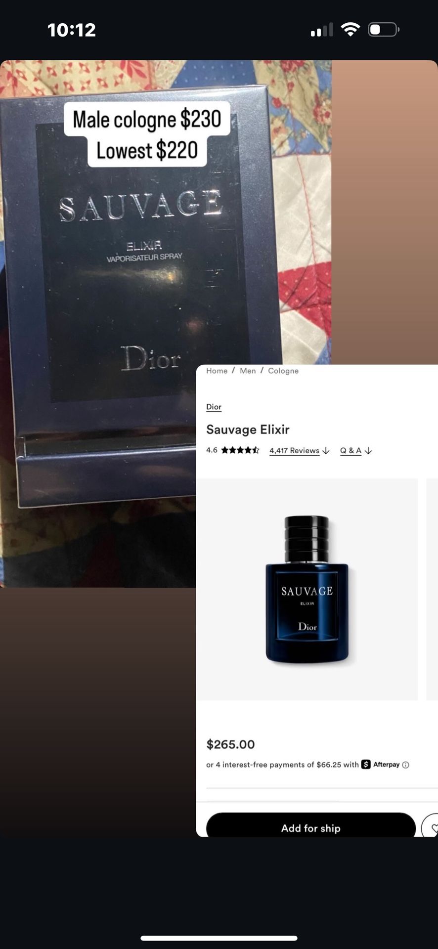 Male Cologne 