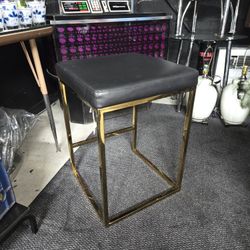 Gold And Black Chi Stool