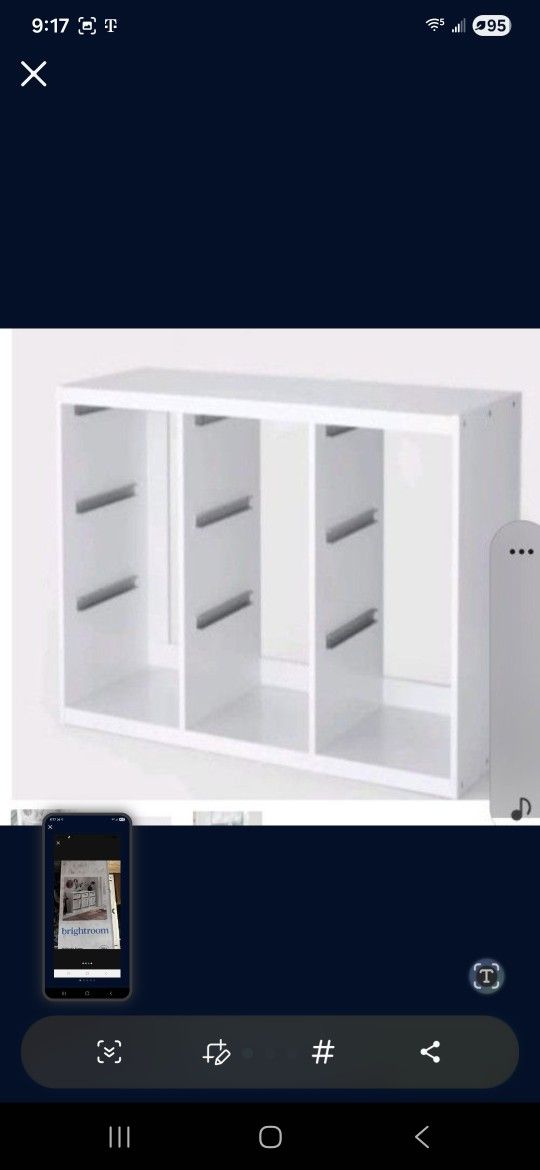 Sliding Bin Frame. Brightroom 