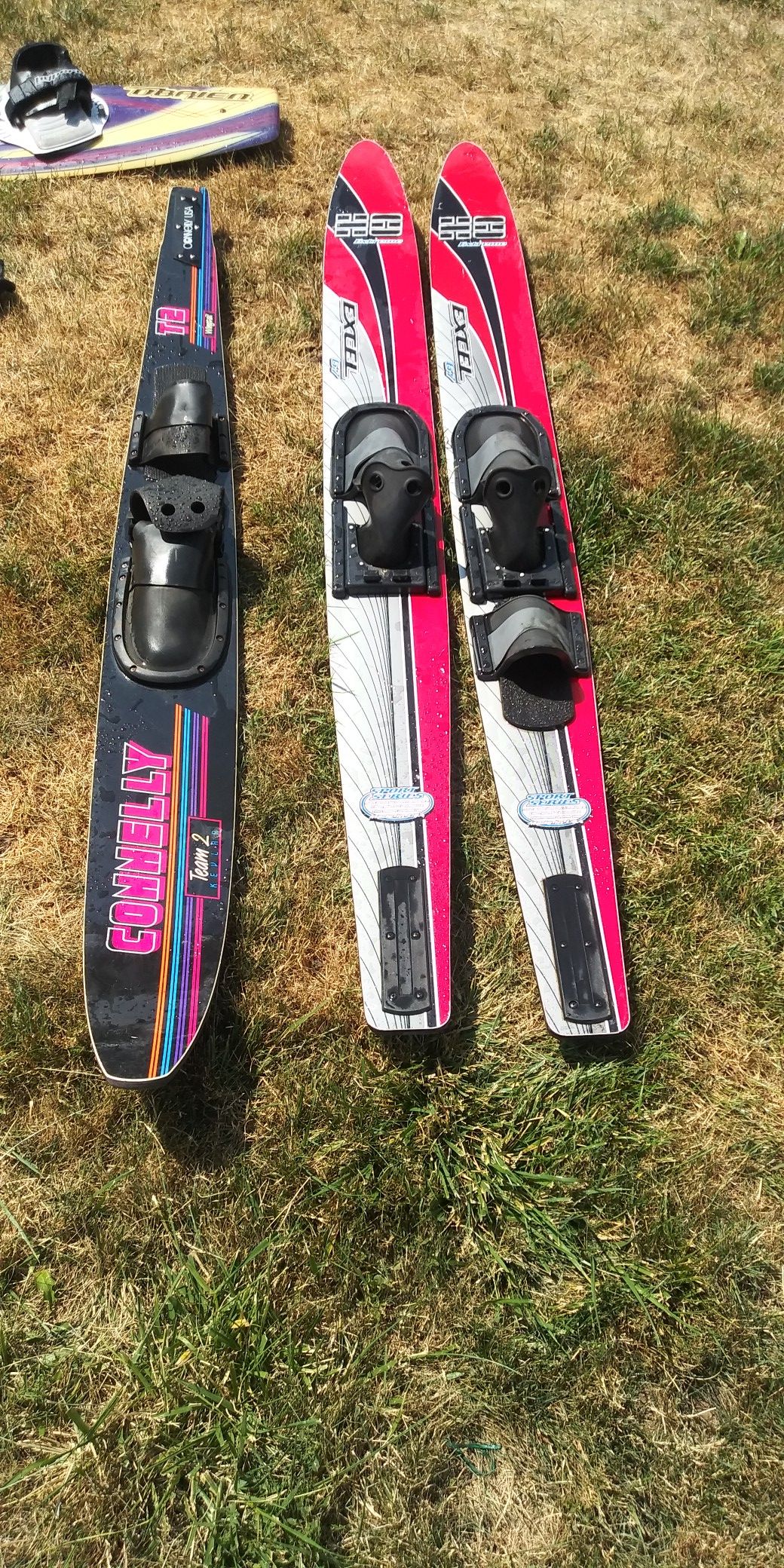 Connelly and Excel slalom and water ski's