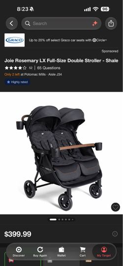 Joie double stroller