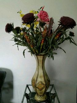 Flower Arrangement With Vase