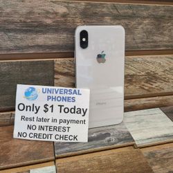 APPLE IPHONE XS 64GB UNLOCKED. DRONE $1 DOWN TODAY REST IN PAYMENTS.NO CREDIT CHECK 