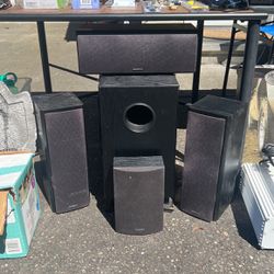 Onkyo Surround Sound Speaker Set -  Good Condition!!