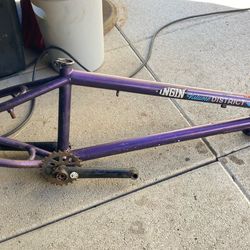 Volume District BMX Frame 20"-Flat Purple