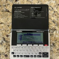 Franklin Merriam-Webster Dictionary 